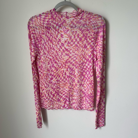 FP Movement Sheer Ruffle Long Sleeve - Picture 1 of 4